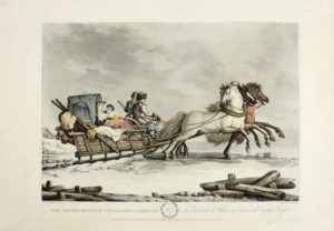 MORNAY. Set of Eight Hand-Coloured Plates of Sledges. - 2