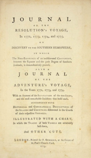 John]. Journal of the Resolution’s voyage