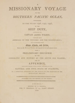 Captain James. A missionary Voyage to the southern Pacific Ocean