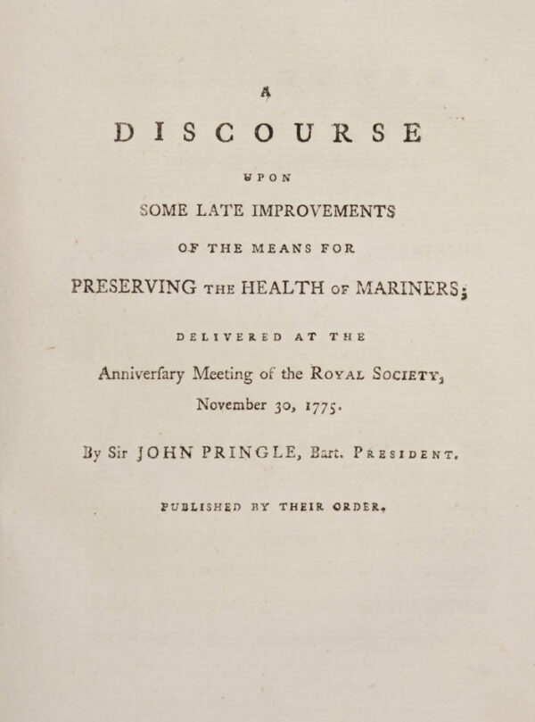 Sir John. Six Discourses ... On occasion of Six Annual Assignments of Sir Godfrey Copley's Medal.  To which is prefixed the Life of the Author. By Andrew Kippis... - 3